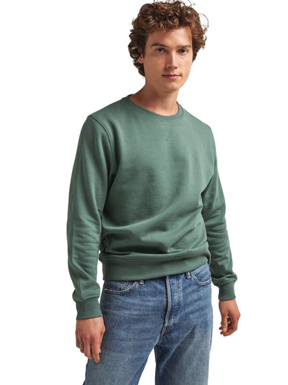 Men's Recycled Crewneck Sweatshirt - Sage Leaf