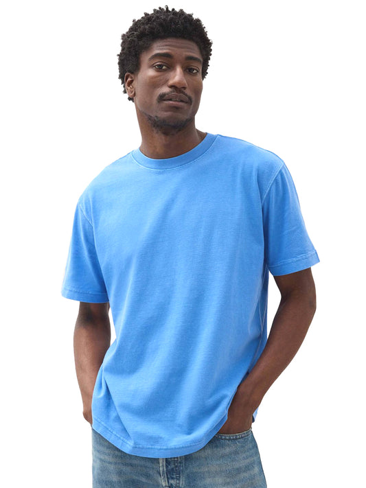 Men's Relaxed Short Sleeve Tee - Pop Blue