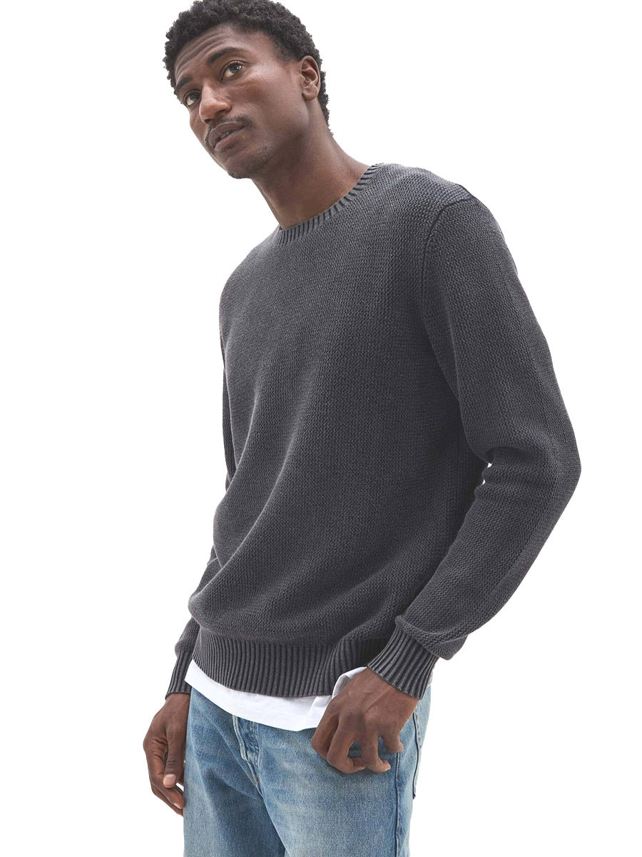 Dune Open Knit Sweater - Black