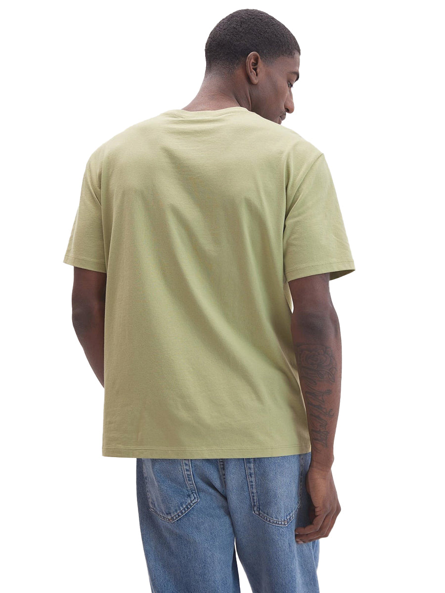 Men's Short Sleeve Pima Pocket Tee - Green Ground