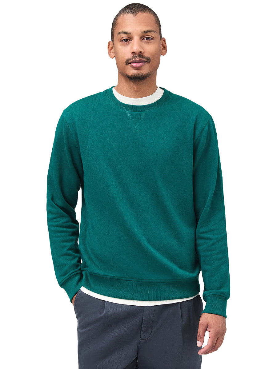 Men's Recycled Crewneck Sweatshirt - Rainforest