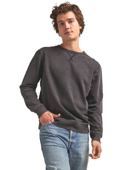 Men's Recycled Crewneck Sweatshirt - Mineral Black