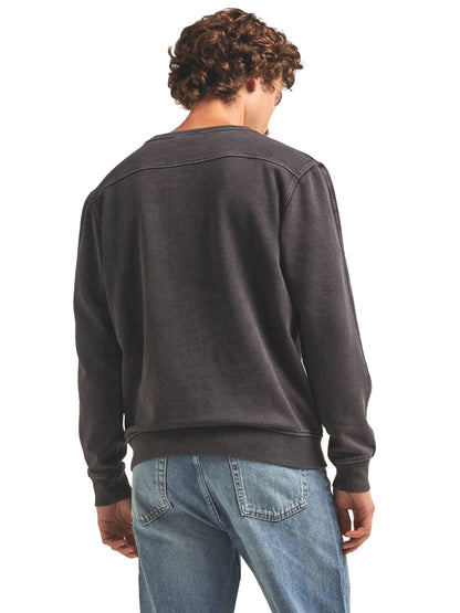 Men's Recycled Crewneck Sweatshirt - Mineral Black