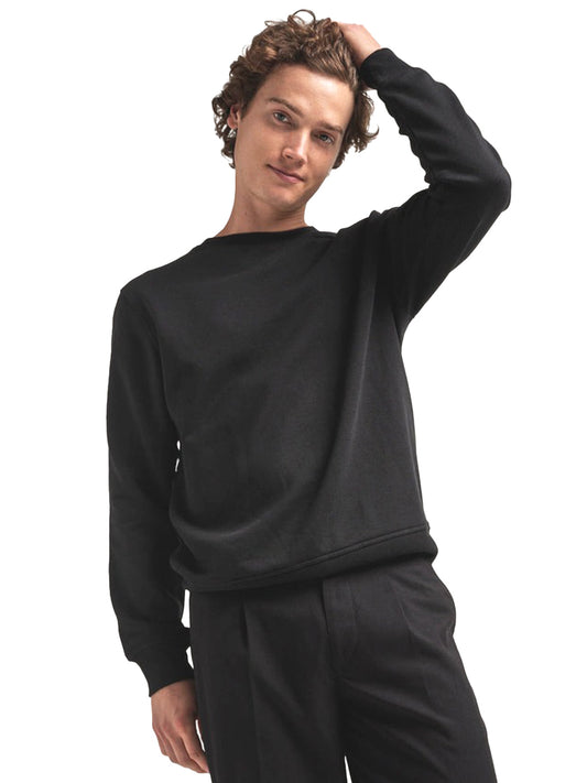 Men's Recycled Crewneck Sweatshirt - Black