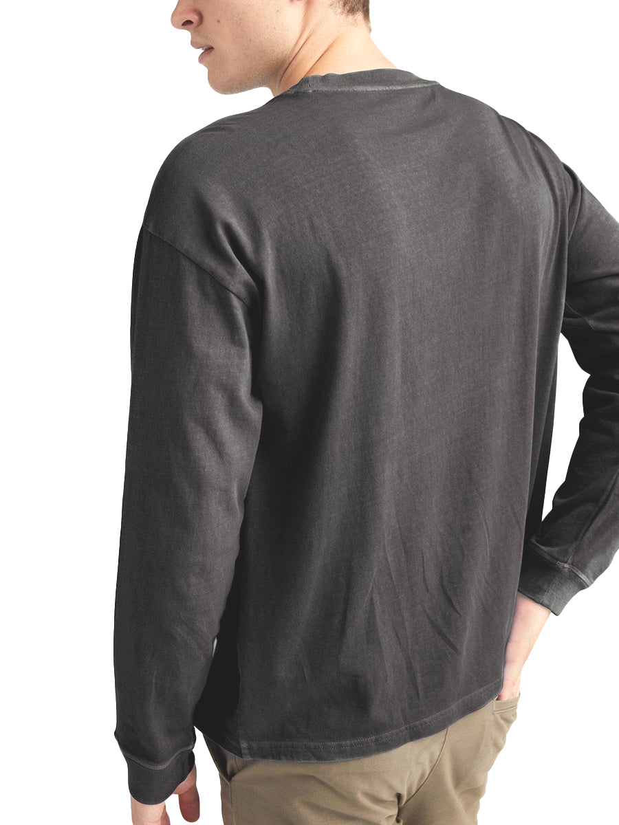 Men's Relaxed Long Sleeve Tee - Stretch Limo