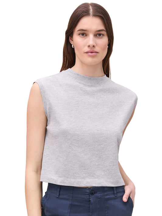 Relaxed Muscle Tee - Heather Grey