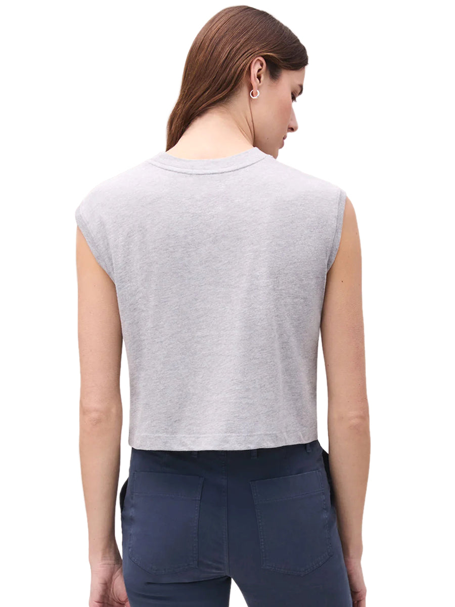 Relaxed Muscle Tee - Heather Grey