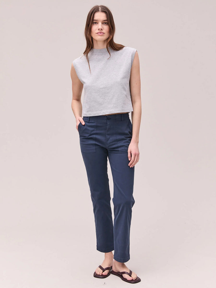 Relaxed Muscle Tee - Heather Grey