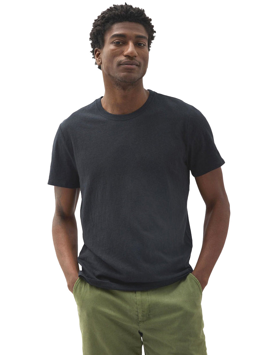 Vintage Jersey Short Sleeve Tee - Black