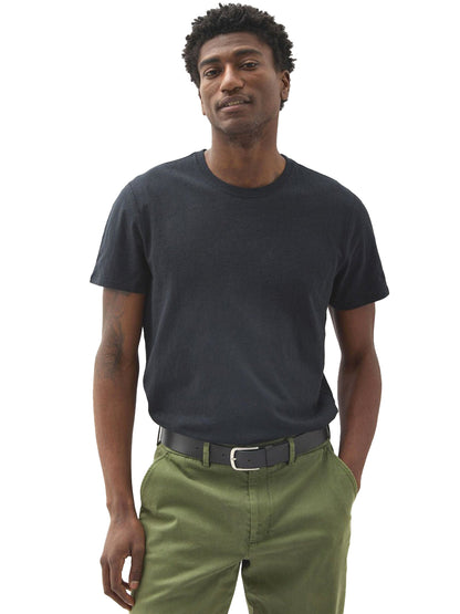 Vintage Jersey Short Sleeve Tee - Black