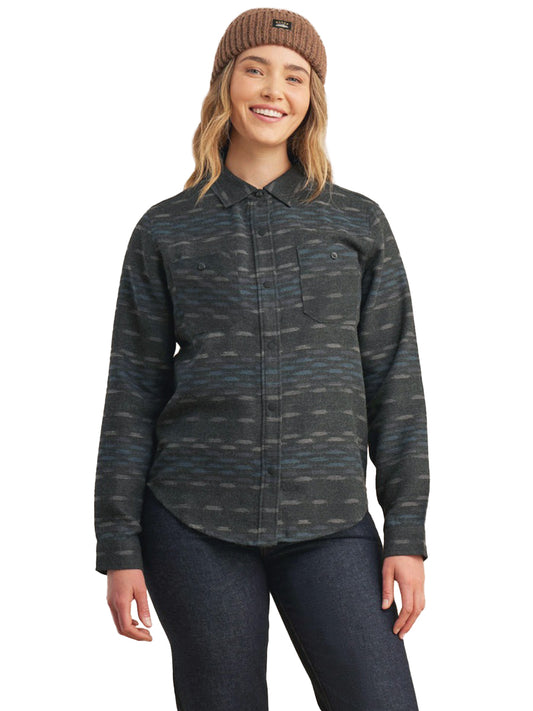 Alpine Flannel Shirt - Black Pattern