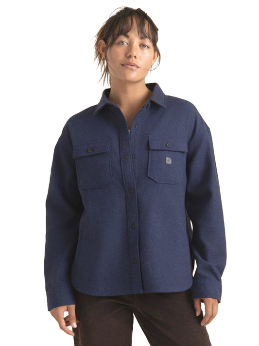 Amberley Shirt Jacket - Evening Blue