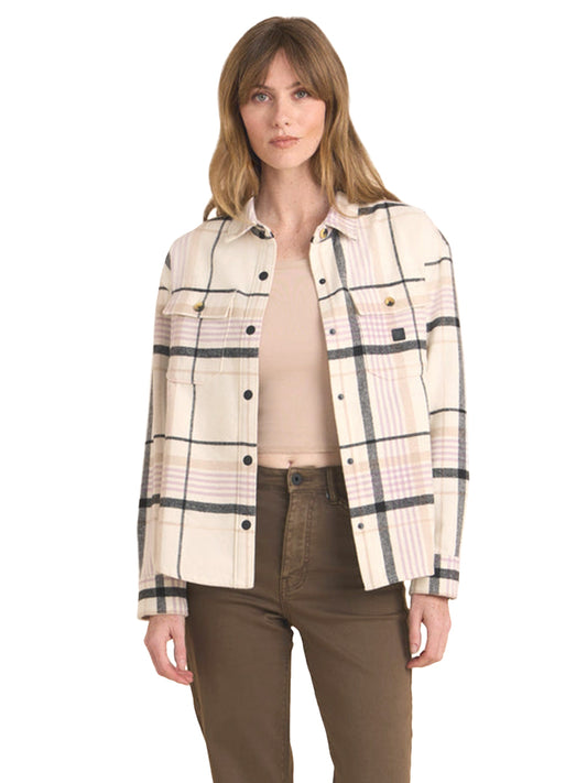 Amberley Shirt Jacket - White Wolf