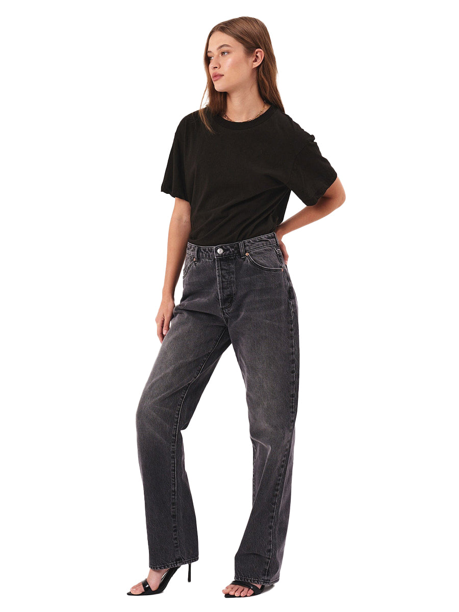 90s Relaxed Jeans - Worn Black