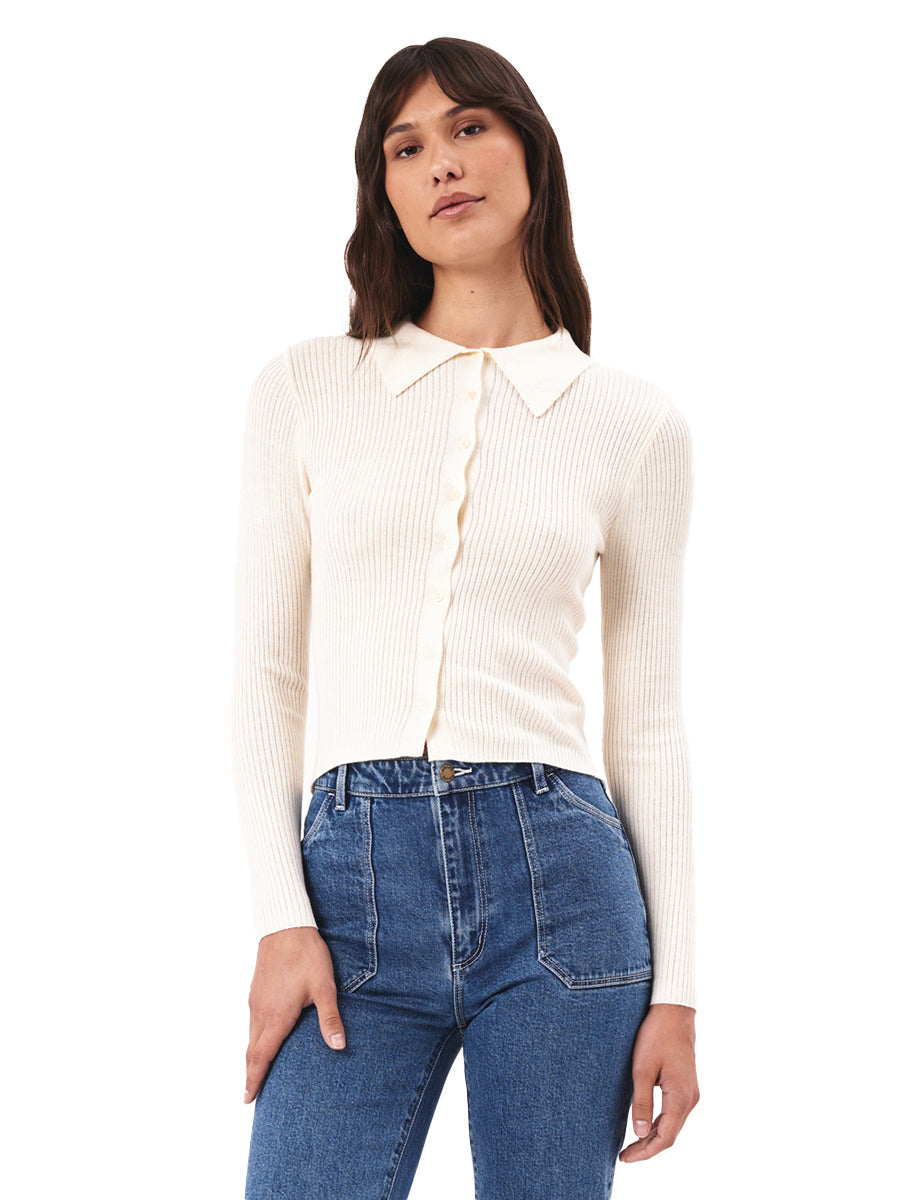 Caroline Long Sleeve Top - Buttercream