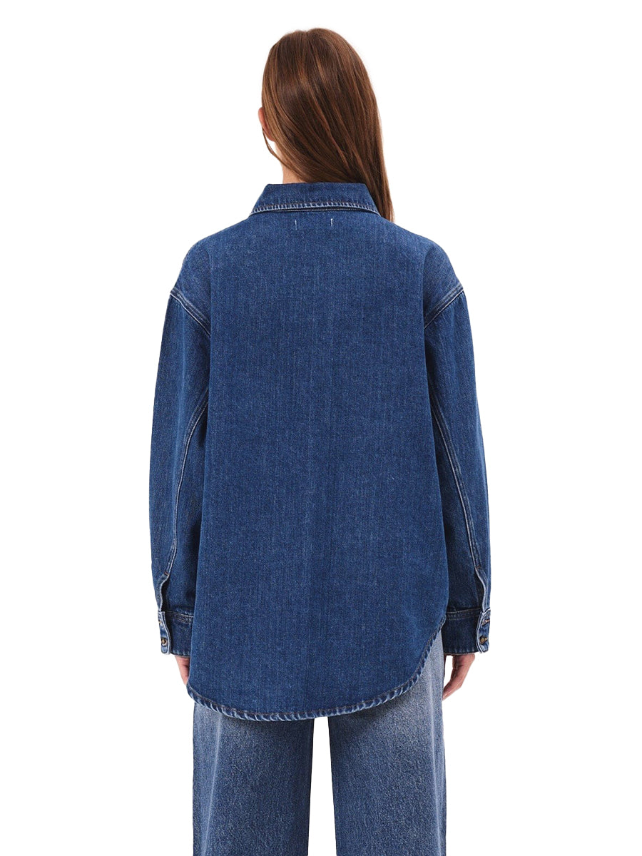 Classic Denim Shacket - Ashley Blue