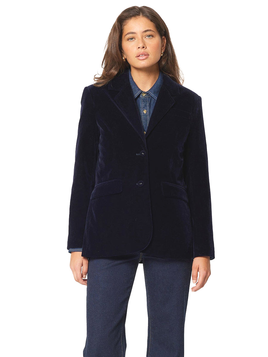 Marmont Blazer - Navy Velvet