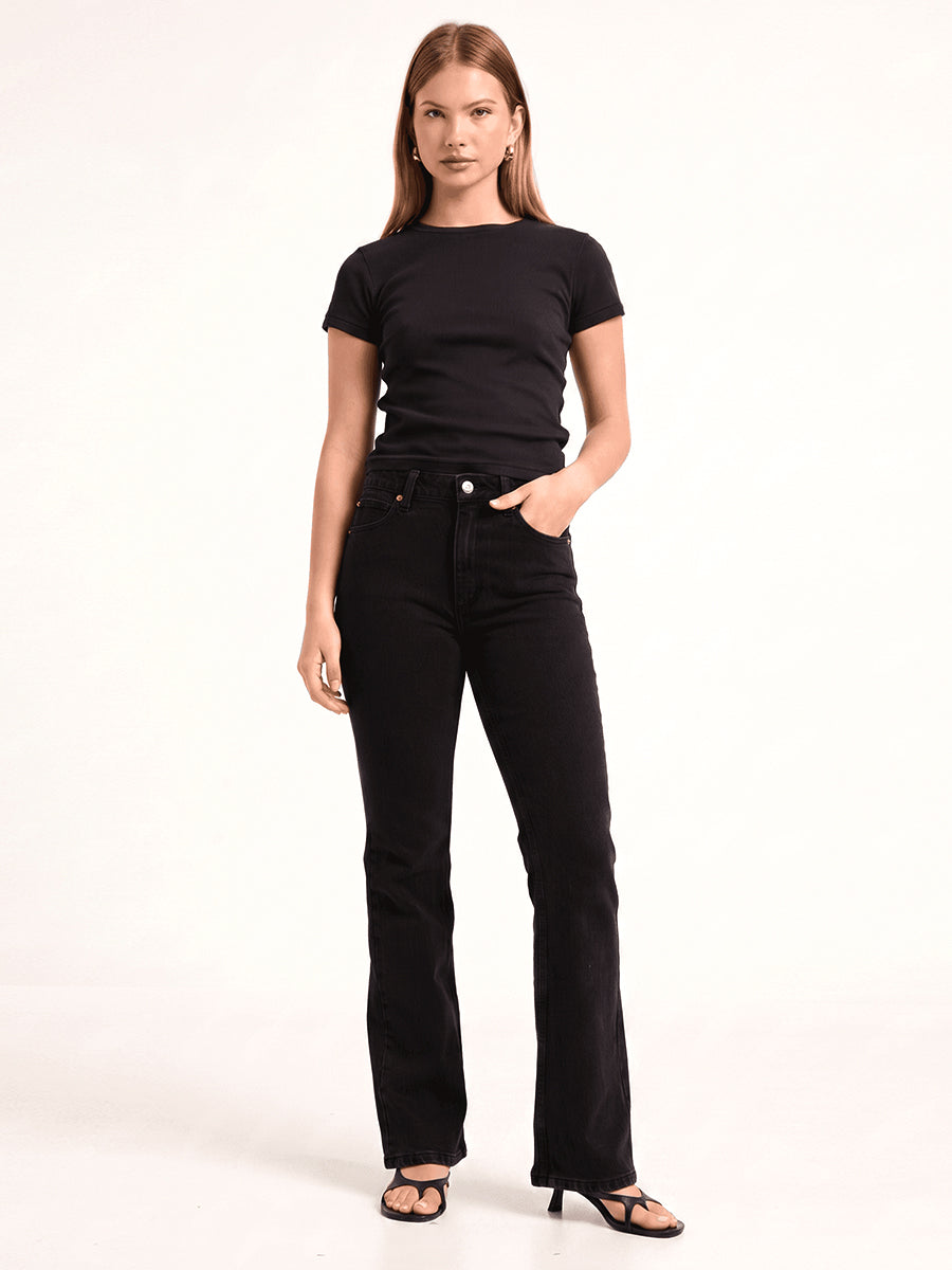 Midtown Boot Jeans - Noir