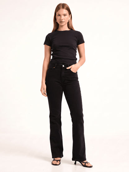 Midtown Boot Jeans - Noir