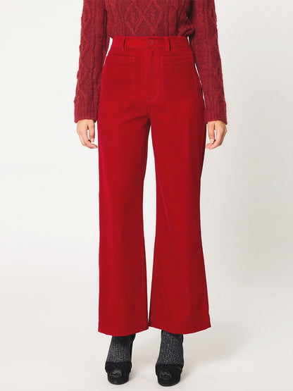 Sailor Pant - Ruby Velvet