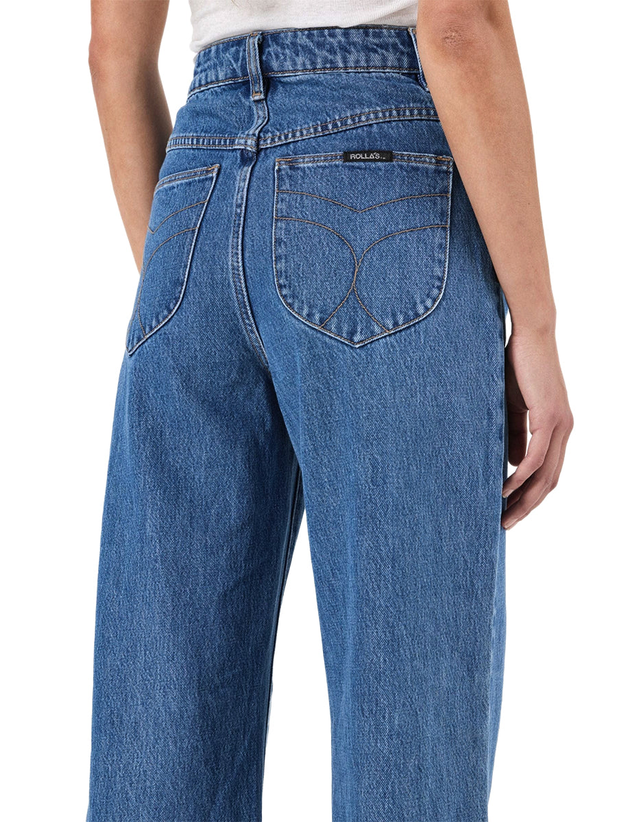 Sailor Wide-Leg Jeans - Ashley Blue