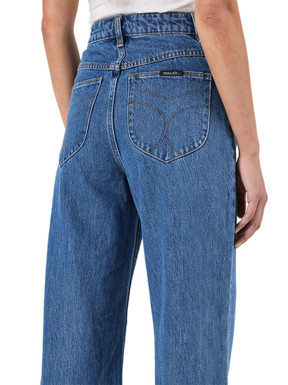 Sailor Wide-Leg Jeans - Ashley Blue