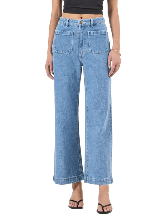 Sailor Wide-Leg Jeans - Lily Blue