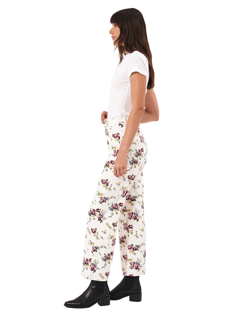 Sailor Pant - Cream Floral