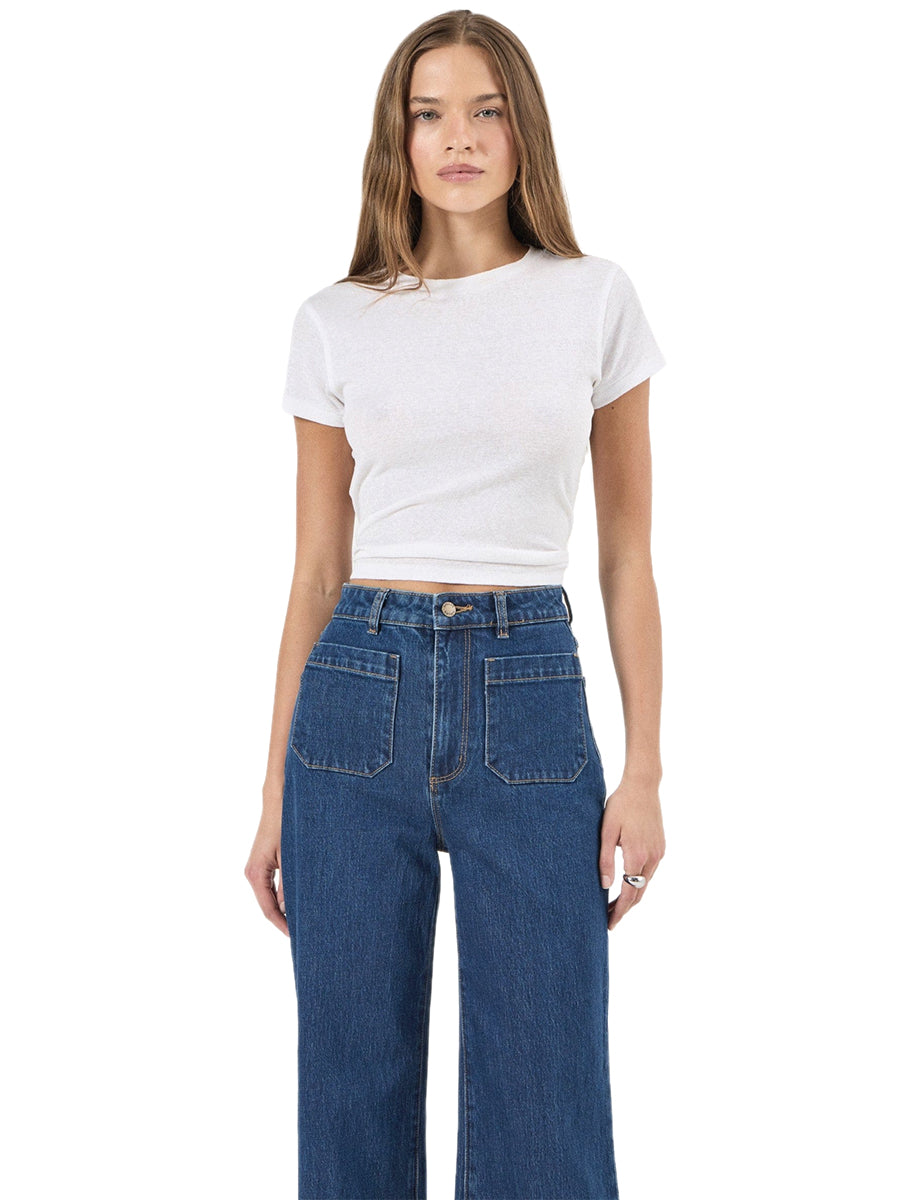 Sailor Wide-Leg Jeans - Eco Ruby Blue