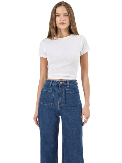 Sailor Wide-Leg Jeans - Eco Ruby Blue