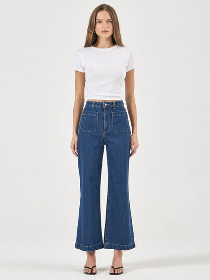 Sailor Wide-Leg Jeans - Eco Ruby Blue
