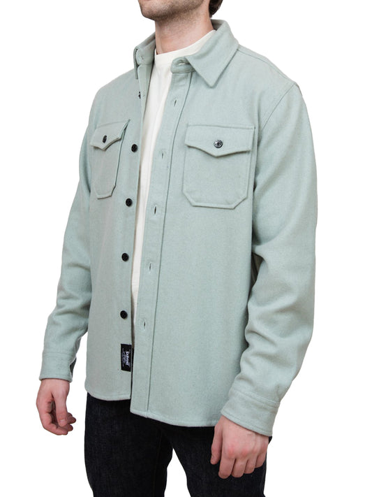 7810 Wool CPO Shirt - Mint