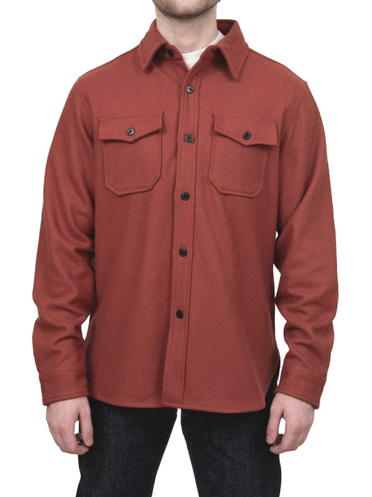 7810 Wool CPO Shirt - Spice