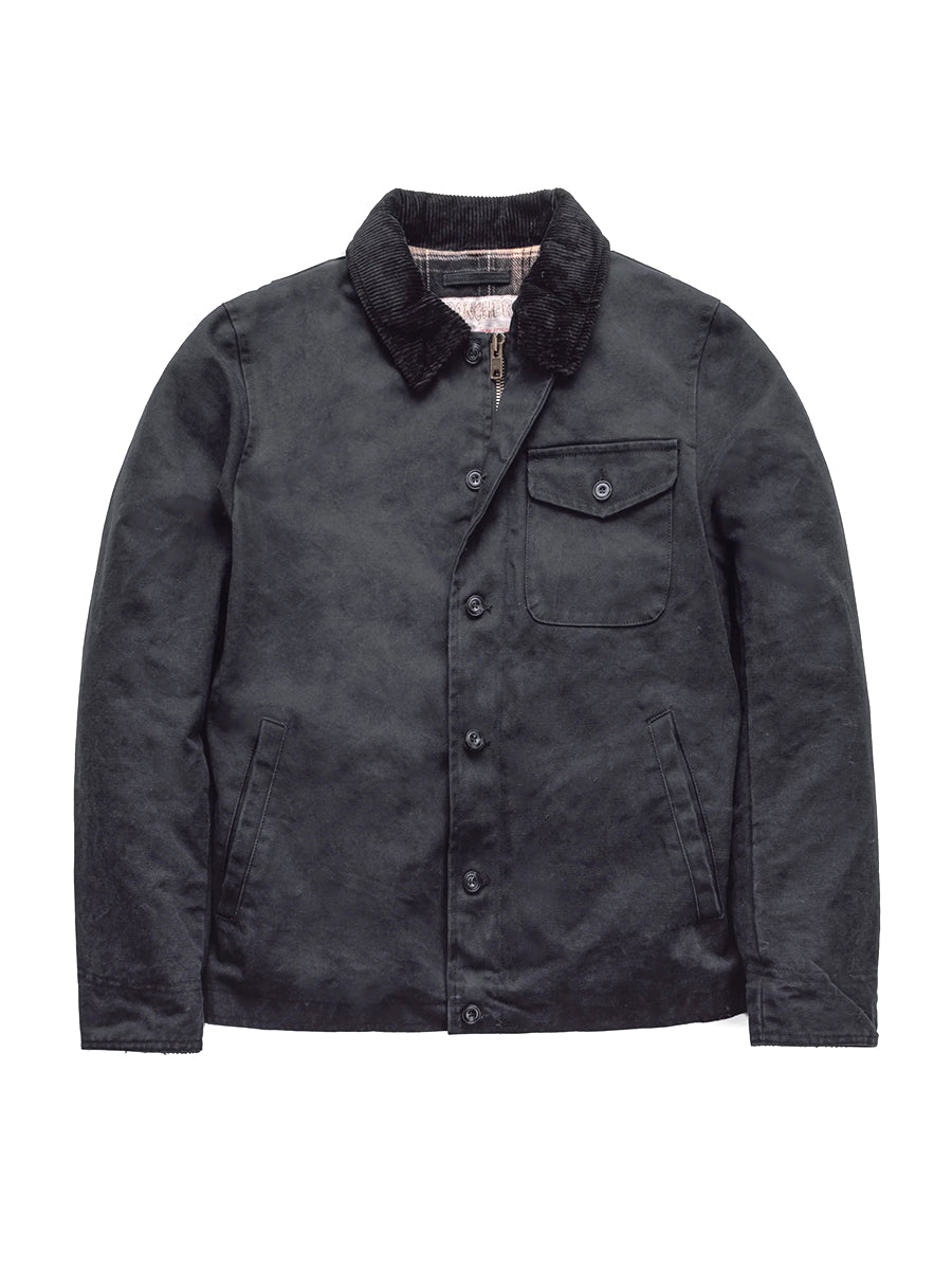 8625 Cotton Canvas Deck Jacket - Black
