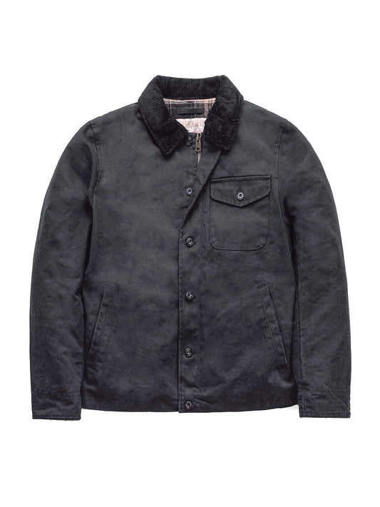8625 Cotton Canvas Deck Jacket - Black