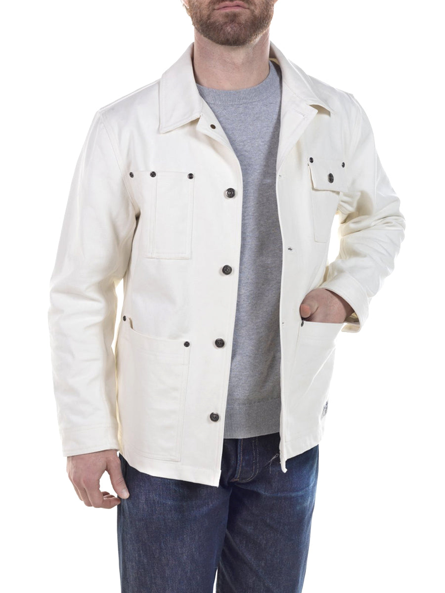 8205 Cotton Canvas Chore Jacket - Off White