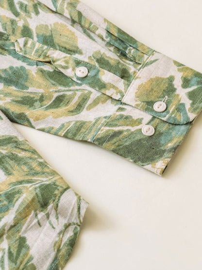 SH2521 Fern Print Work Shirt