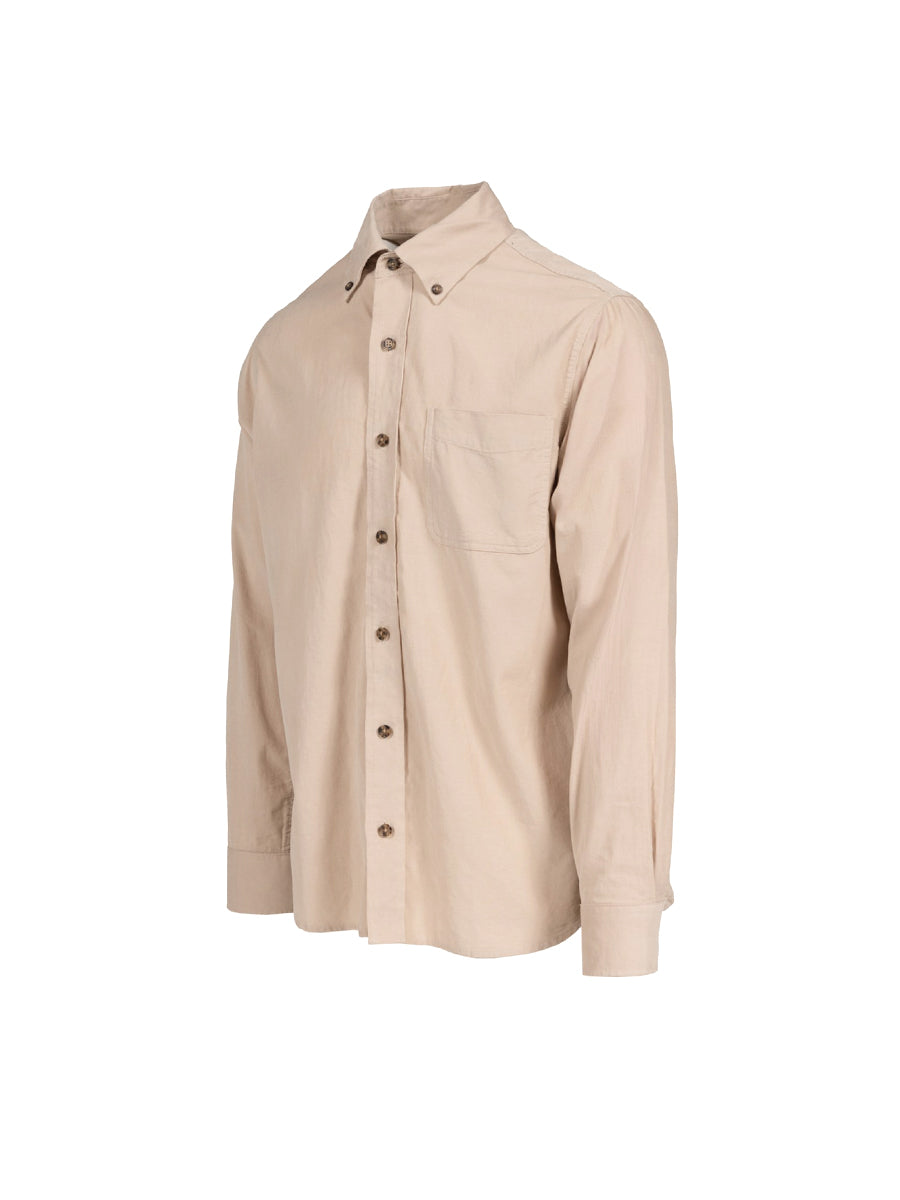 SH2415 Pinwale Corduroy Shirt - Stone