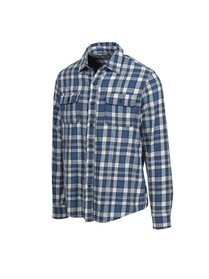 SH2306 Cotton Slub Weave Work Shirt - Blue