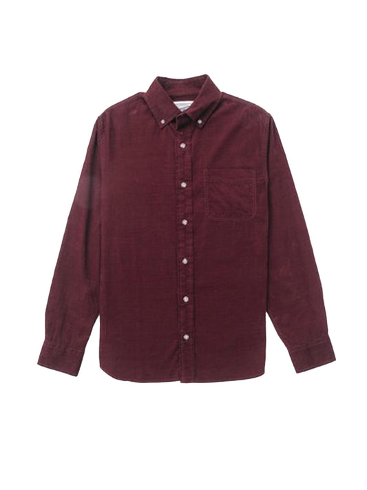 SH2415 Pinwale Corduroy Shirt - Burgundy