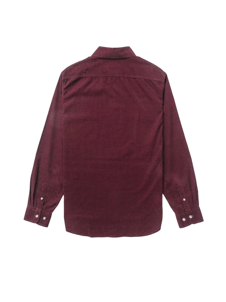 SH2415 Pinwale Corduroy Shirt - Burgundy