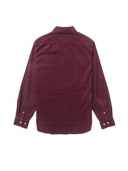 SH2415 Pinwale Corduroy Shirt - Burgundy