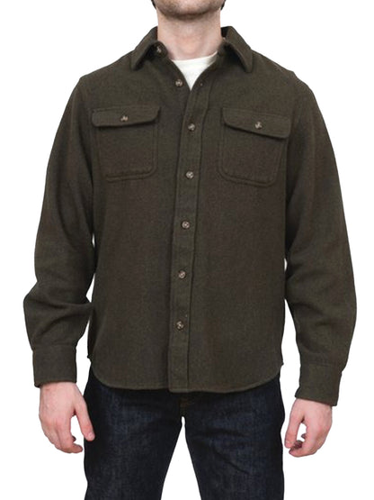 SH2430 Flannel Work Shirt - Olive