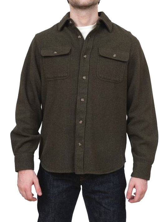 SH2430 Flannel Work Shirt - Olive