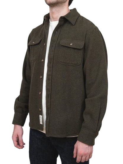 SH2430 Flannel Work Shirt - Olive