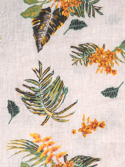 SH2520 Tropical Work Shirt - Off-White