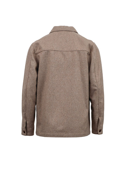 7515 Wool Blend Chore Jacket - Taupe