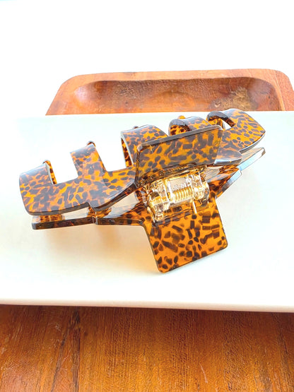 Catherine Hair Claw - Amber Dot