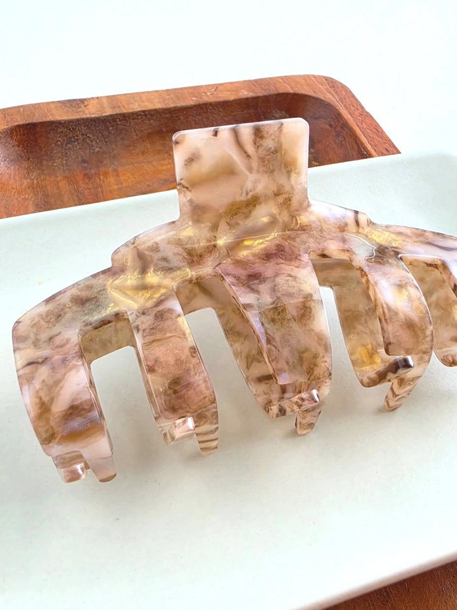 Catherine Hair Claw - Shimmering Taupe