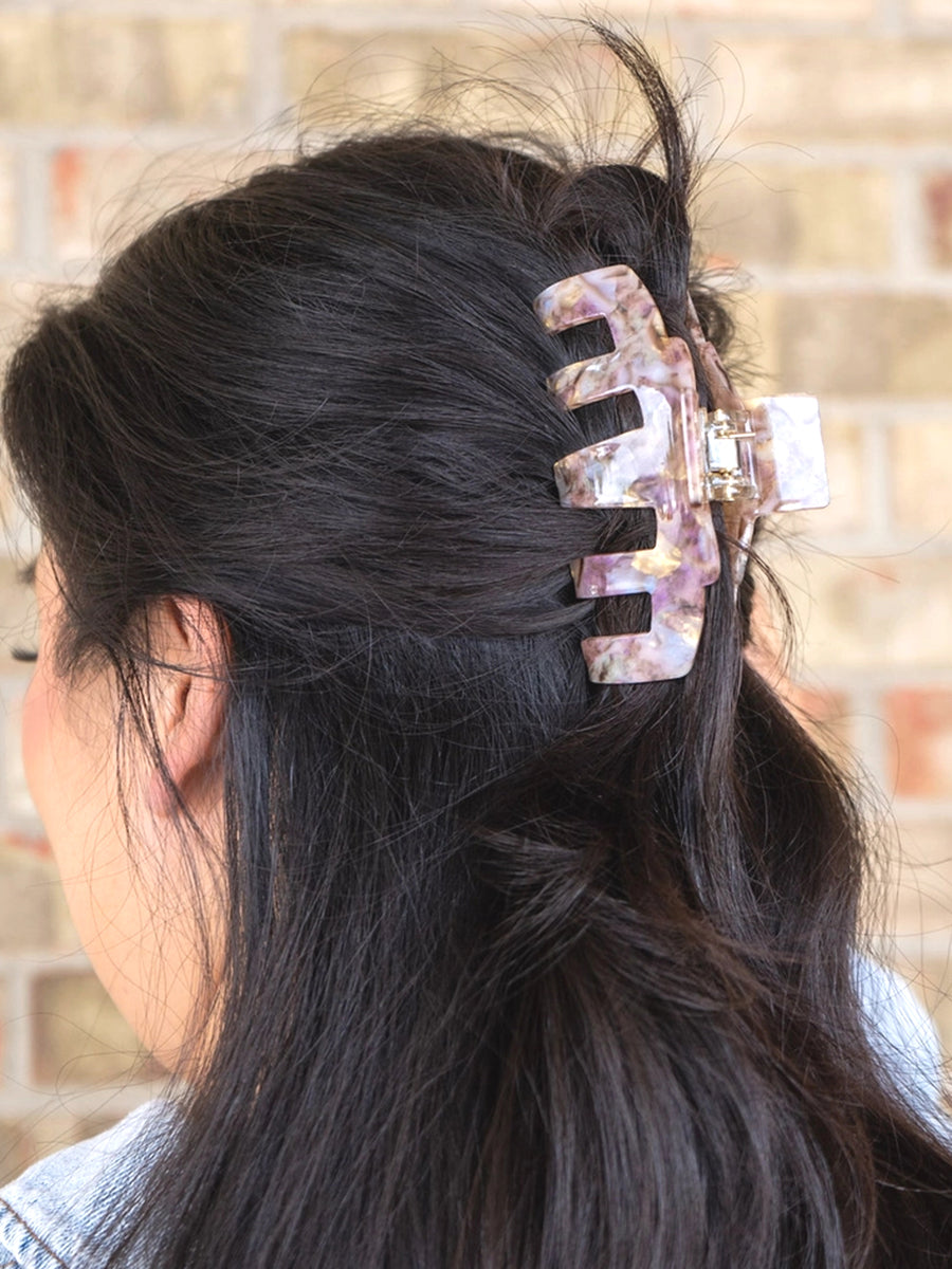 Catherine Hair Claw - Shimmering Taupe